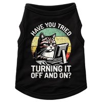 Tech Support Humor I Cat Tech Engineer I Computer It Guy Doggie Tank