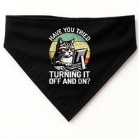 Tech Support Humor I Cat Tech Engineer I Computer It Guy USA-Made Doggie Bandana