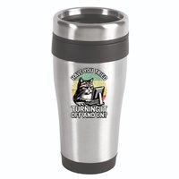 Tech Support Humor I Cat Tech Engineer I Computer It Guy 16oz Travel Tumbler