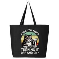 Tech Support Humor I Cat Tech Engineer I Computer It Guy 25L Jumbo Tote