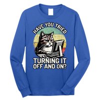 Tech Support Humor I Cat Tech Engineer I Computer It Guy Long Sleeve Shirt