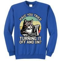 Tech Support Humor I Cat Tech Engineer I Computer It Guy Sweatshirt