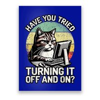 Tech Support Humor I Cat Tech Engineer I Computer It Guy Poster