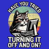 Tech Support Humor I Cat Tech Engineer I Computer It Guy Tank Top