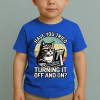 Tech Support Humor I Cat Tech Engineer I Computer It Guy Toddler T-Shirt