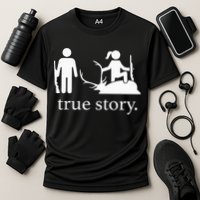 true story hunting lover Cooling Performance Crew T-Shirt