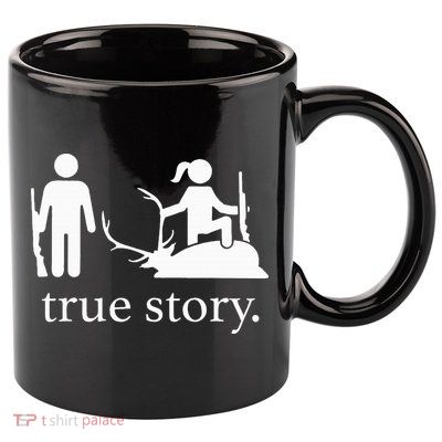 true story hunting lover 11oz C Handle Ceramic Mug