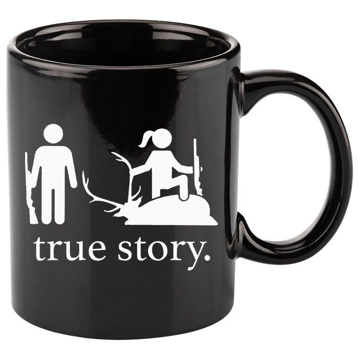 true story hunting lover 11oz C Handle Ceramic Mug