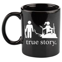 true story hunting lover 11oz C Handle Ceramic Mug