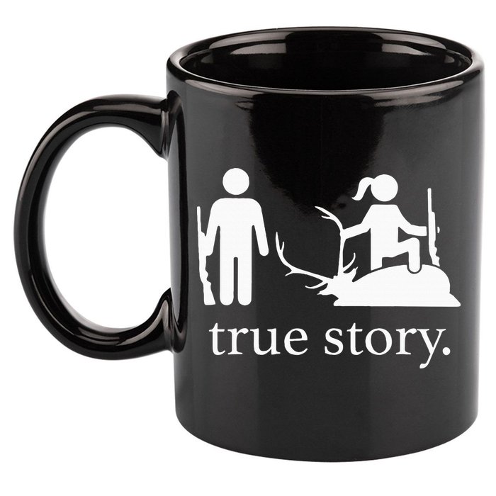 true story hunting lover 11oz C Handle Ceramic Mug