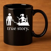 true story hunting lover 11oz C Handle Ceramic Mug