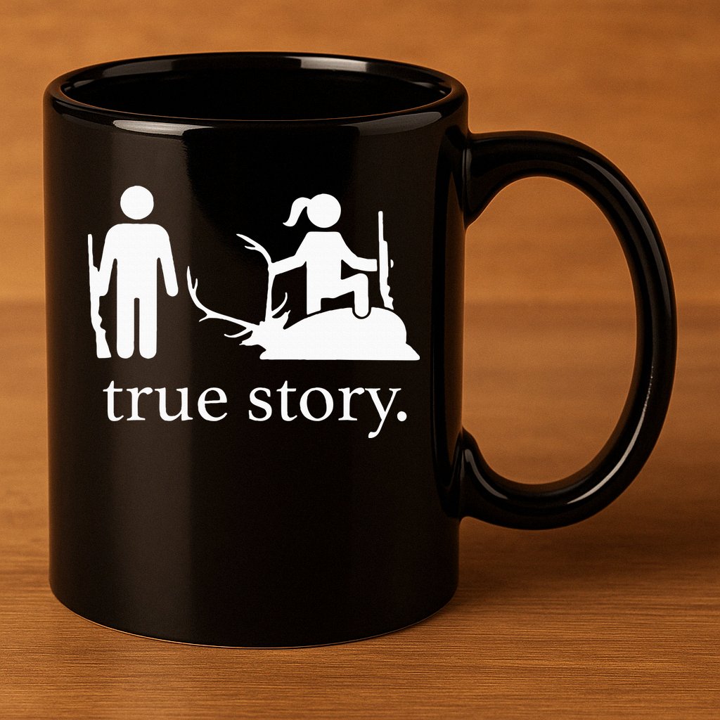 true story hunting lover 11oz C Handle Ceramic Mug