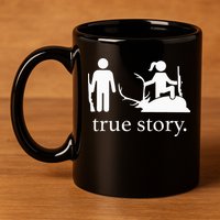 true story hunting lover 11oz C Handle Ceramic Mug