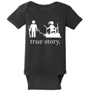 true story hunting lover Baby Bodysuit