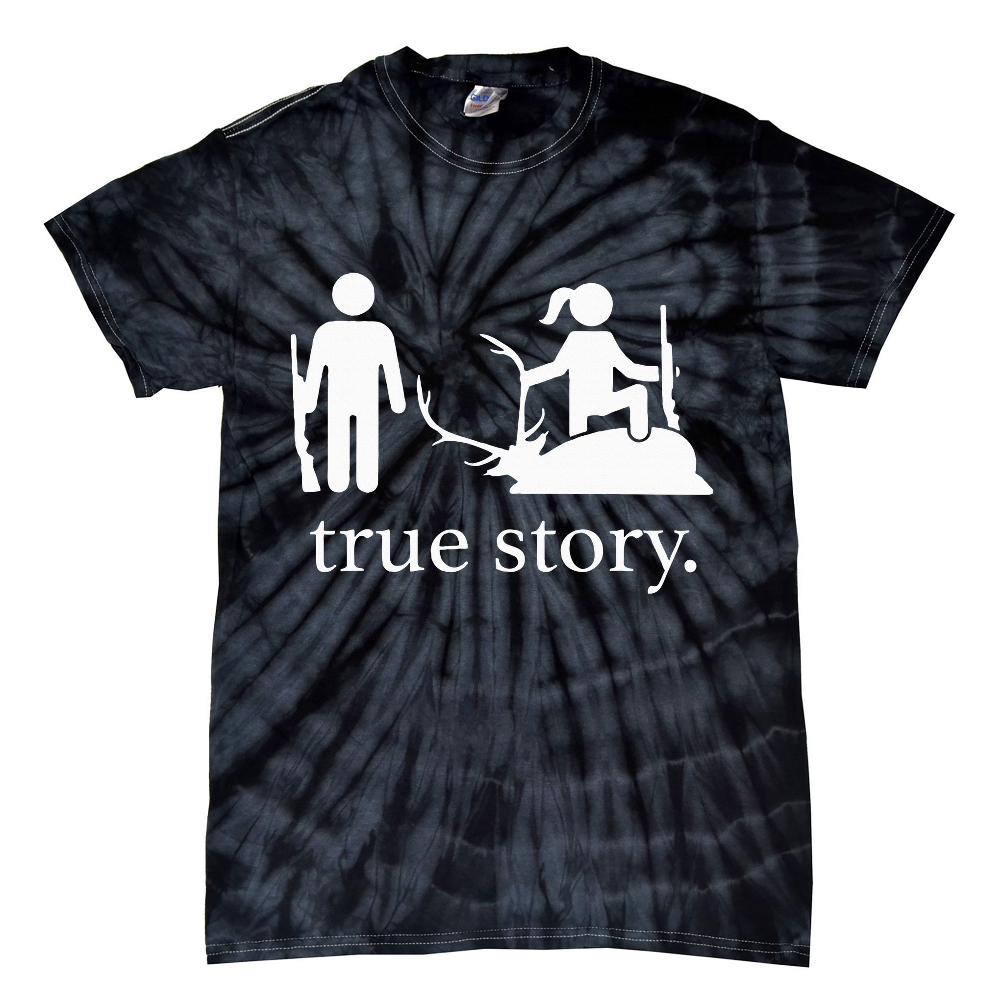 true story hunting lover Tie-Dye T-Shirt