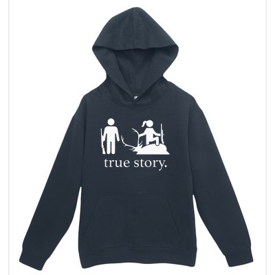 true story hunting lover Urban Pullover Hoodie