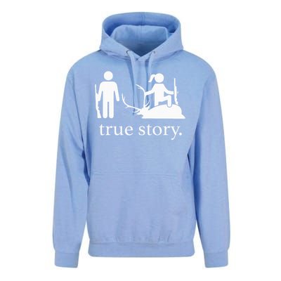 true story hunting lover Unisex Surf Hoodie