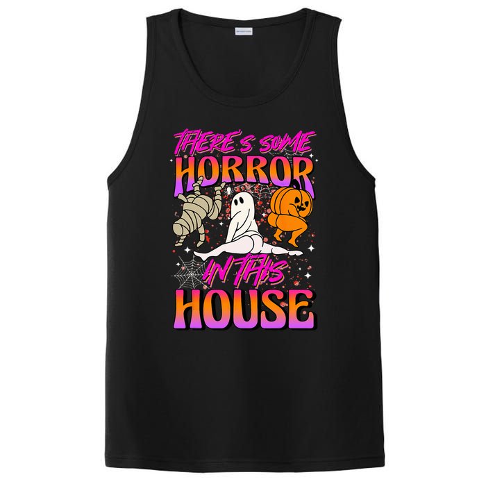 Theres Some Horrors In This House Ghost Pumpkin Halloween PosiCharge Competitor Tank