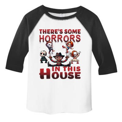 ThereS Some Horrors In This House Funny Horror Characters Toddler Fine Jersey T-Shirt