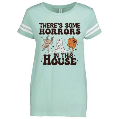 Theres Some Horrors In This House Enza Ladies Jersey Football T-Shirt