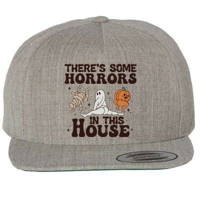 Theres Some Horrors In This House Wool Snapback Cap