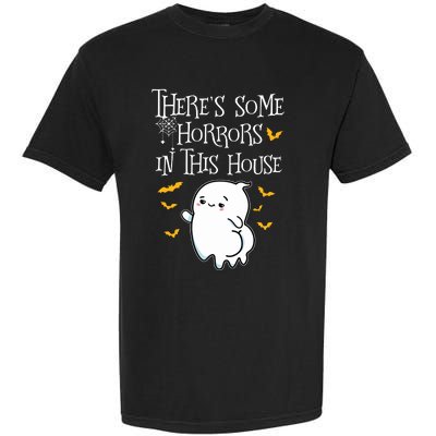 Theres Some Horrors In This House Booty Ghost Garment-Dyed Heavyweight T-Shirt