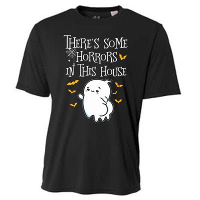 Theres Some Horrors In This House Booty Ghost Cooling Performance Crew T-Shirt