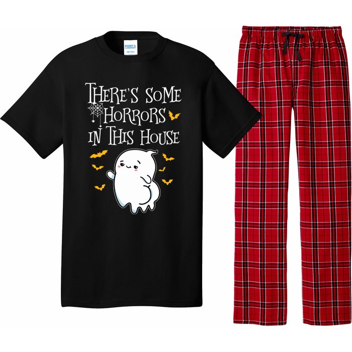 Theres Some Horrors In This House Booty Ghost Pajama Set