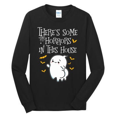 Theres Some Horrors In This House Booty Ghost Tall Long Sleeve T-Shirt