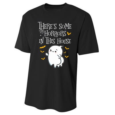 Theres Some Horrors In This House Booty Ghost Performance Sprint T-Shirt