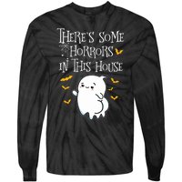 Theres Some Horrors In This House Booty Ghost Tie-Dye Long Sleeve Shirt