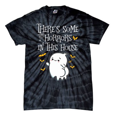 Theres Some Horrors In This House Booty Ghost Tie-Dye T-Shirt