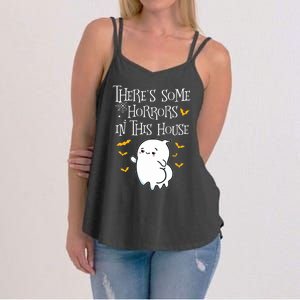 Theres Some Horrors In This House Booty Ghost Women's Strappy Tank