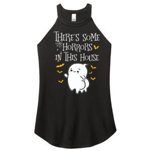 Theres Some Horrors In This House Booty Ghost Women's Perfect Tri Rocker Tank