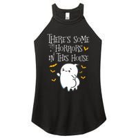 Theres Some Horrors In This House Booty Ghost Women's Perfect Tri Rocker Tank