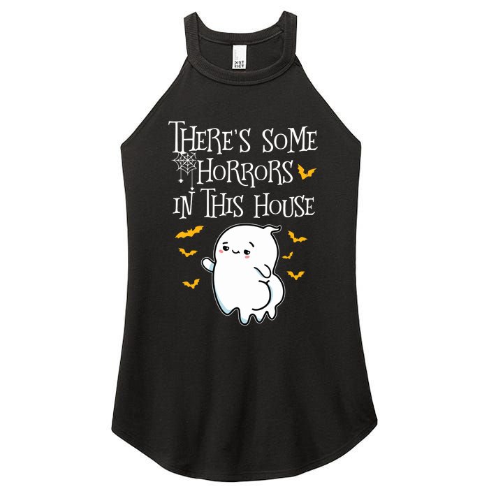 Theres Some Horrors In This House Booty Ghost Women's Perfect Tri Rocker Tank