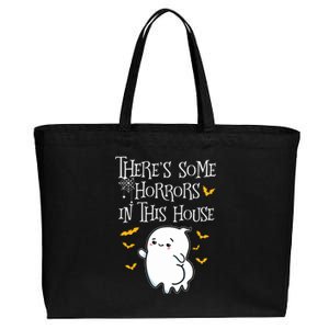 Theres Some Horrors In This House Booty Ghost Cotton Canvas Jumbo Tote