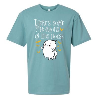 Theres Some Horrors In This House Booty Ghost Sueded Cloud Jersey T-Shirt