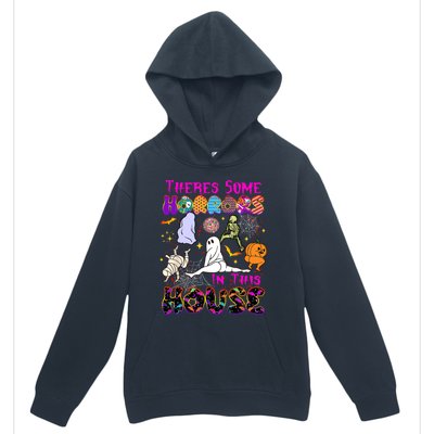 Theres Some Horrors In This House Ghost Pumpkin Halloween Funny Trending Gift Urban Pullover Hoodie