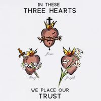 Three Sacred Hearts Of Jesus Mary Joseph Jmj Catholic Doggie Tank
