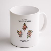 Three Sacred Hearts Of Jesus Mary Joseph Jmj Catholic Coffee Mug