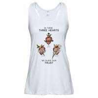 Three Sacred Hearts Of Jesus Mary Joseph Jmj Catholic Ladies Essential Flowy Tank