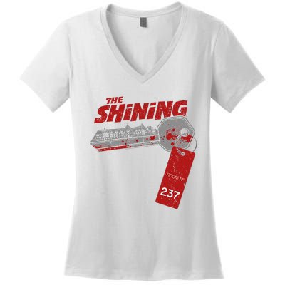 The Shining Hotel Access Women's V-Neck T-Shirt