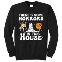 Theres Some Horrors In This House Ghost Pumpkin Halloween Sweatshirt