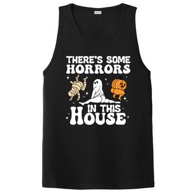 Theres Some Horrors In This House Ghost Pumpkin Halloween PosiCharge Competitor Tank