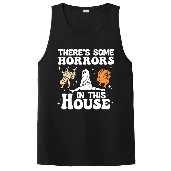 Theres Some Horrors In This House Ghost Pumpkin Halloween PosiCharge Competitor Tank