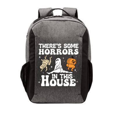 Theres Some Horrors In This House Ghost Pumpkin Halloween Vector Backpack