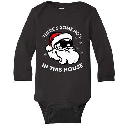 There's Some Ho's In This House Baby Long Sleeve Bodysuit