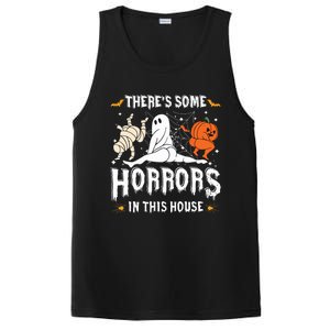 Theres Some Horrors In This House Ghost Pumpkin Halloween PosiCharge Competitor Tank