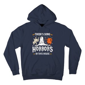 Theres Some Horrors In This House Ghost Pumpkin Halloween Hoodie